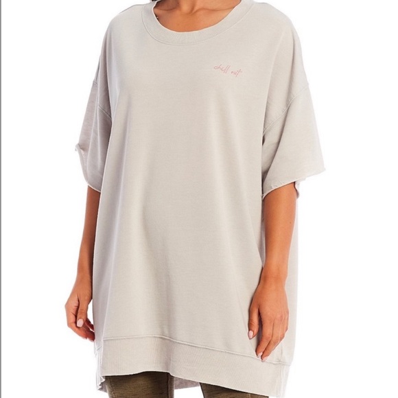 Free People Chill Out Oversized Shirt size L - Picture 10 of 10